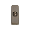 1 Gang Flat Plate Toggle Switches - W30MM - Brown Rim - Antique Brass