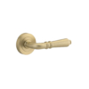 Sarlat - Lever - Round Rose - Satin Brass