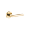 Baltimore - Lever - Round Rose - Polished Brass
