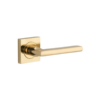 Baltimore - Lever - Square Rose - Polished Brass