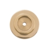 Cupboard Knobs - Backplate For Domed - Small - Polished Brass