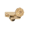 Curtain Bracket - Small Centre - Polished Brass