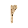 Curtain Bracket - Small End - Polished Brass