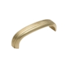 Pull Handle - Curved - Short - Polished Brass