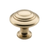 Cupboard Knobs - Domed - Medium - Polished Brass