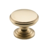 Cupboard Knobs - Flat - Large - Polished Brass