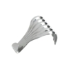 Hook - Fluted - Picture Rail Hook - Chrome Plated