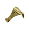 Hook - Fluted - Picture Rail Hook - Polished Brass