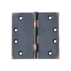 Fixed Pin - Hinges - 100mm Wide - Antique Copper