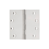 Fixed Pin - Hinges - 100mm Wide - Polished Nickel