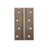 Fixed Pin - Hinge - 60mm Wide - Antique Brass