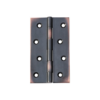 Fixed Pin - Hinge - 60mm Wide - Antique Copper