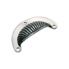 Drawer Pull - Fluted - Clean Shell - Iron - Polished Metal