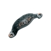Drawer Pull - Ornate - Cupped - Solid Brass - Antique Copper