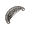 Drawer Pull - Ornate - Classic - Solid Iron - Polished Metal