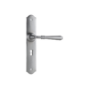 Reims - Long Backplate - Lever - Satin Chrome