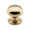 Sheet Brass Cupboard Knobs - Medium - Polished Brass