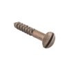 Solid Brass Screw - Traditional Slot Head - 19mm - Antique Brass