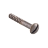 Solid Brass Screw - Traditional Slot Head - 25mm - Antique Copper