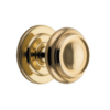 Sarlat - Centre Door Knob - Polished Brass