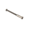 Solid Brass Screw - Tie Bolt - Rumbled Nickel