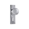 Victorian Knobs - Long Backplate - Chrome Plated